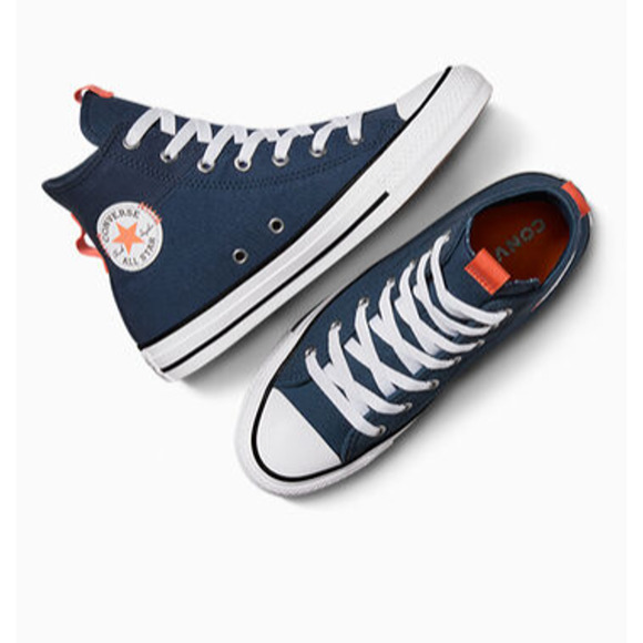 Converse  CTAS Utility Hi Tops Women's Size 7 Navy/Orange  A07340F NWT - Picture 4 of 8